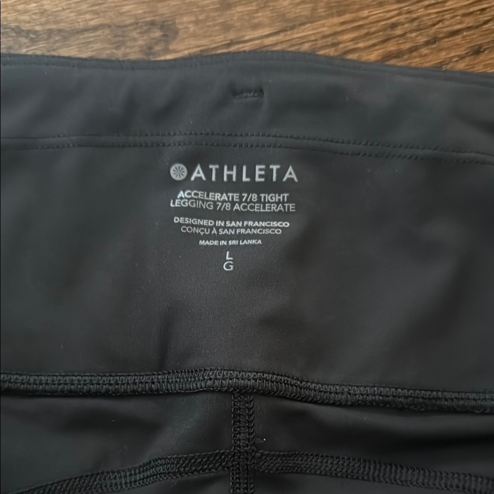 Athleta Black 7/8 Leggings